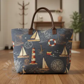 Dekorativno blago GOBELIN premium Coast Lighthouse Sea