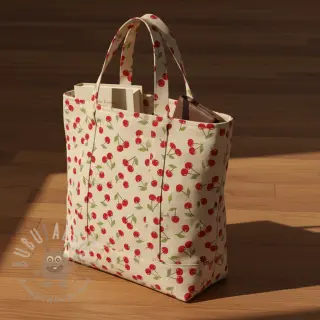 Dekorativno blago Linenlook premium Cherry Happy Joy