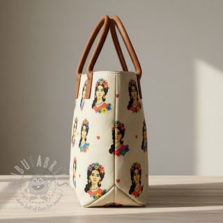 Dekorativno blago Linenlook premium Viva Flower Girl