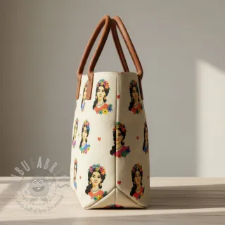 Dekorativno blago Linenlook premium Viva Flower Girl