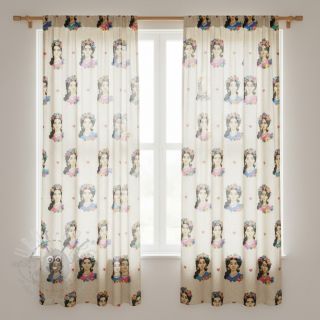 Dekorativno blago Linenlook premium Viva Flower Girl