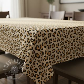 Dekorativno blago Linenlook premium Leopard Animal Print