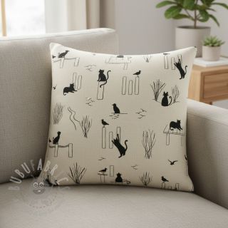 Dekorativno blago Linenlook premium Cat Sea Life