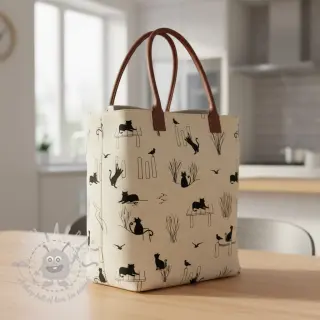 Dekorativno blago Linenlook premium Cat Sea Life