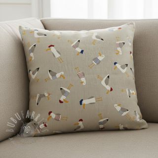 Dekorativno blago Linenlook premium Seagull dress up