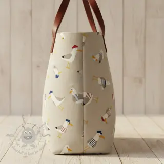 Dekorativno blago Linenlook premium Seagull dress up