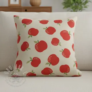 Dekorativno blago Linenlook premium Apple Happy Joy
