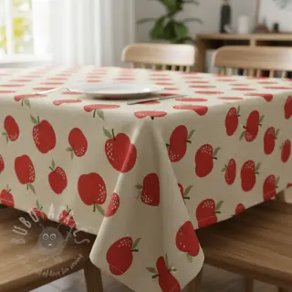 Dekorativno blago Linenlook premium Apple Happy Joy