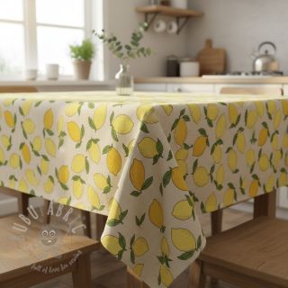 Dekorativno blago Linenlook premium Sunny Lemon Fruit