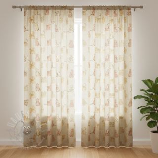 Dekorativno blago Linenlook premium Cute Wild Cat