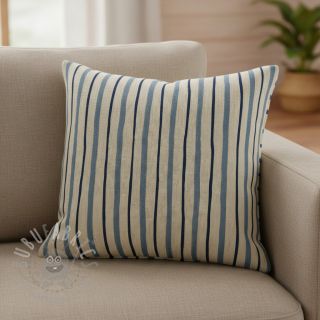 Dekorativno blago Linenlook premium Wavy Art Stripe