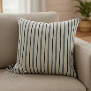 Dekorativno blago Linenlook premium Wavy Art Stripe