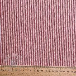 Dekorativno blago DOBBY Colored stripe cherry