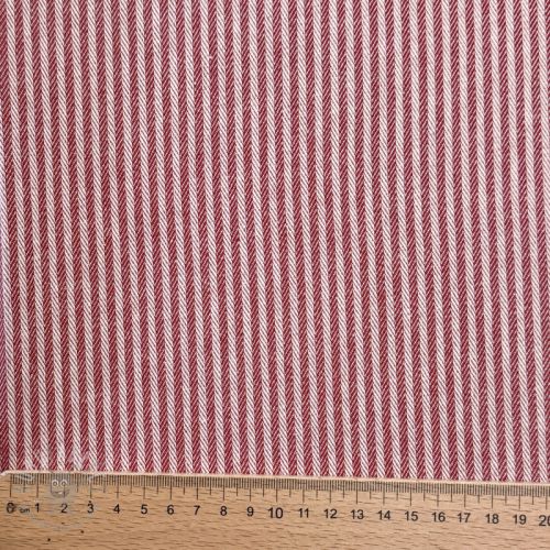 Dekorativno blago DOBBY Colored stripe cherry