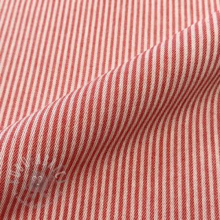 Dekorativno blago DOBBY Colored stripe poppy red