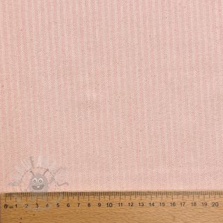 Dekorativno blago DOBBY Colored stripe light pink