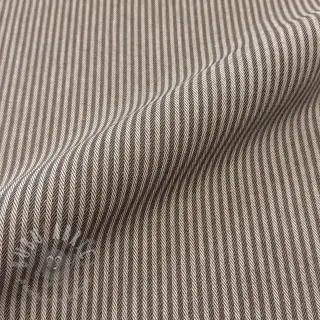 Dekorativno blago DOBBY Colored stripe coffee