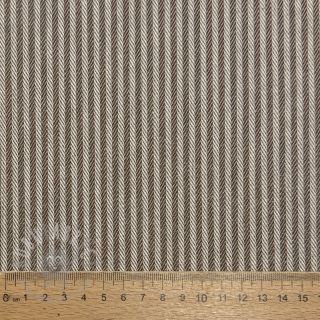 Dekorativno blago DOBBY Colored stripe coffee