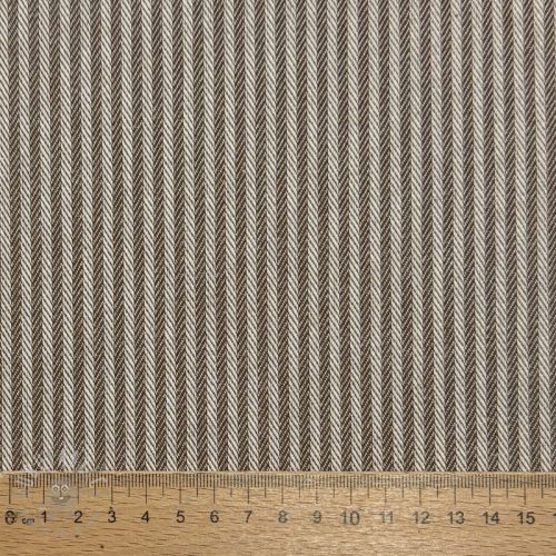 Dekorativno blago DOBBY Colored stripe coffee