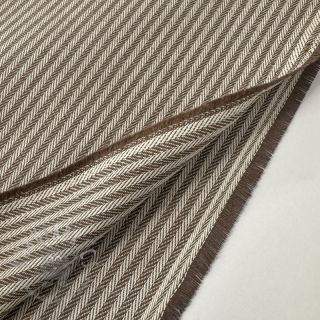 Dekorativno blago DOBBY Colored stripe coffee