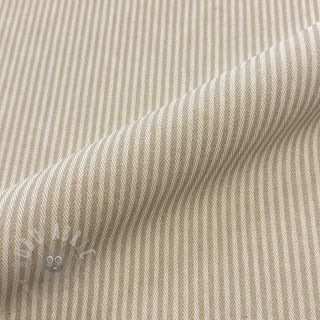 Dekorativno blago DOBBY Colored stripe sand