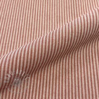 Dekorativno blago DOBBY Colored stripe dark orange