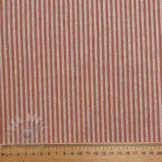 Dekorativno blago DOBBY Colored stripe dark orange