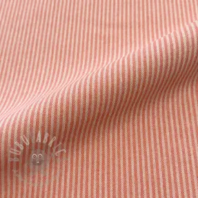 Dekorativno blago DOBBY Colored stripe coral