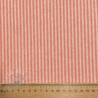 Dekorativno blago DOBBY Colored stripe coral