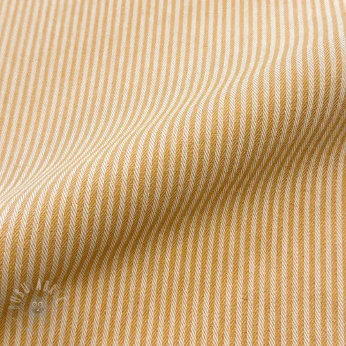 Dekorativno blago DOBBY Colored stripe ochre