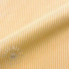Dekorativno blago DOBBY Colored stripe warm yellow