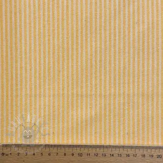 Dekorativno blago DOBBY Colored stripe warm yellow