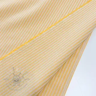 Dekorativno blago DOBBY Colored stripe warm yellow