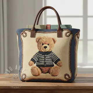 Dekorativno blago GOBELIN PREMIUM Teddy Bear Nautic PANEL