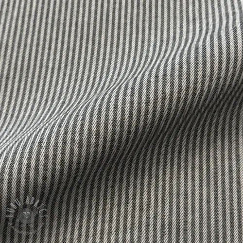 Dekorativno blago DOBBY Colored stripe graphite