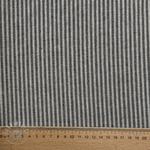 Dekorativno blago DOBBY Colored stripe graphite