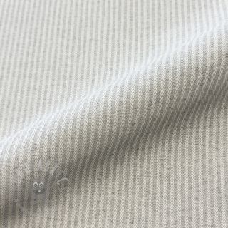 Dekorativno blago DOBBY Colored stripe light grey