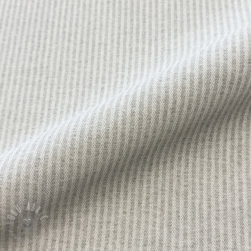 Dekorativno blago DOBBY Colored stripe light grey