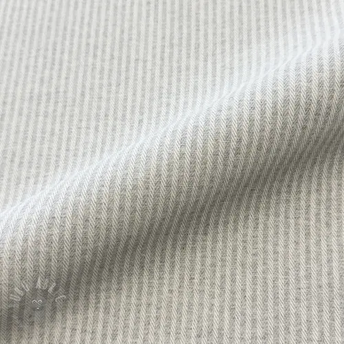 Dekorativno blago DOBBY Colored stripe light grey