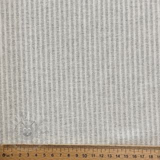 Dekorativno blago DOBBY Colored stripe light grey