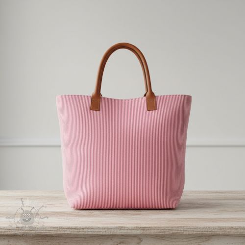 Dekorativno blago DOBBY Colored stripe fuchsia