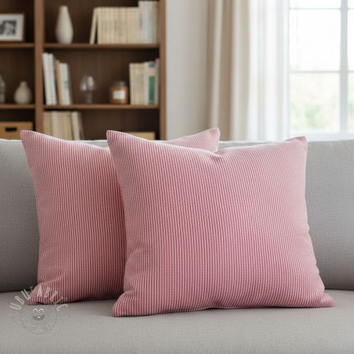 Dekorativno blago DOBBY Colored stripe fuchsia