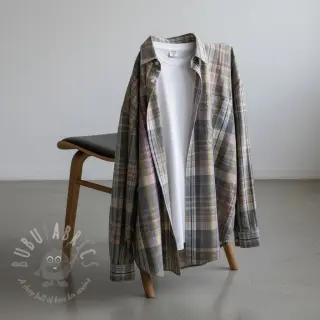 Bombažna tkanina YARN DYED Check Nina multi