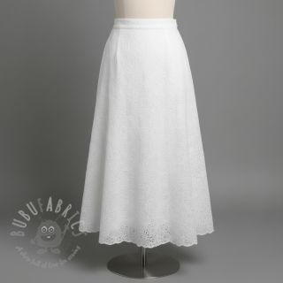 Bombažna tkanina EMBROIDERY 2 side Camelia