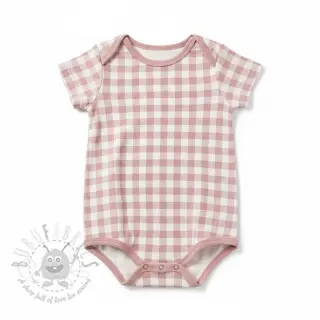 Bombažna tkanina FLANNEL BIG Check light pink