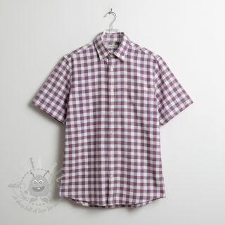 Bombažna tkanina FLANNEL BIG Check mauve