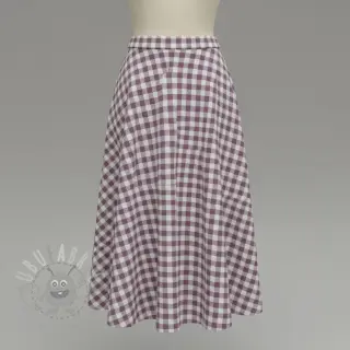 Bombažna tkanina FLANNEL BIG Check mauve