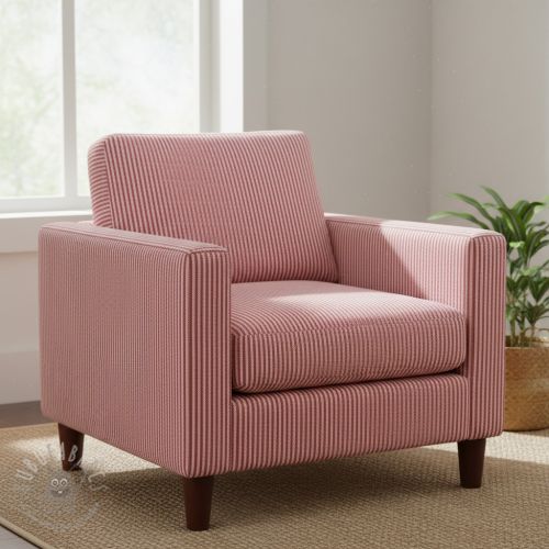 Dekorativno blago DOBBY Colored stripe cherry