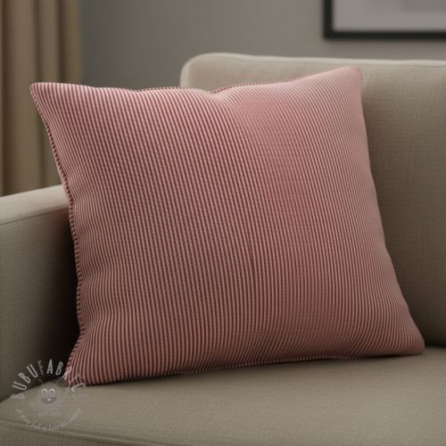 Dekorativno blago DOBBY Colored stripe cherry