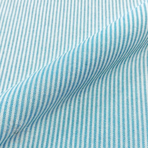 Dekorativno blago DOBBY Colored stripe turquoise